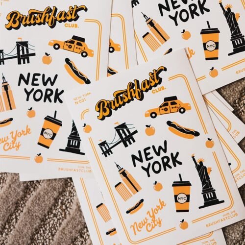 Planche de stickers - New York City (NYC)