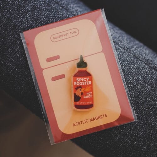 Magnet Acrylique - Spicy Rooster