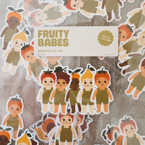 Sticker Pack - Fruity Babes