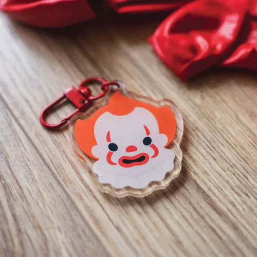 Porte cles Acrylique - Red Balloon Clown