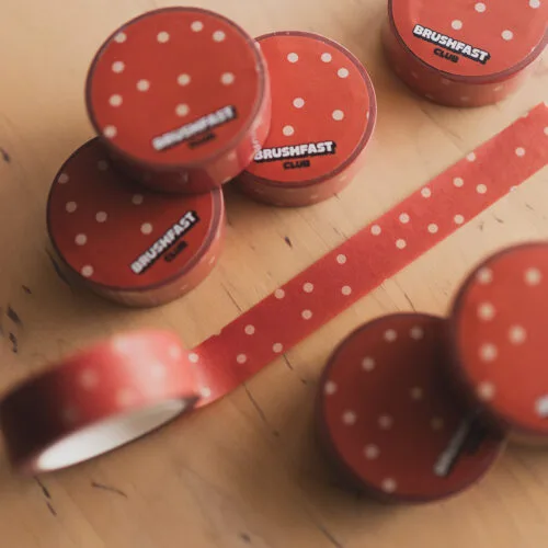 Washi Tape - Pois Rose