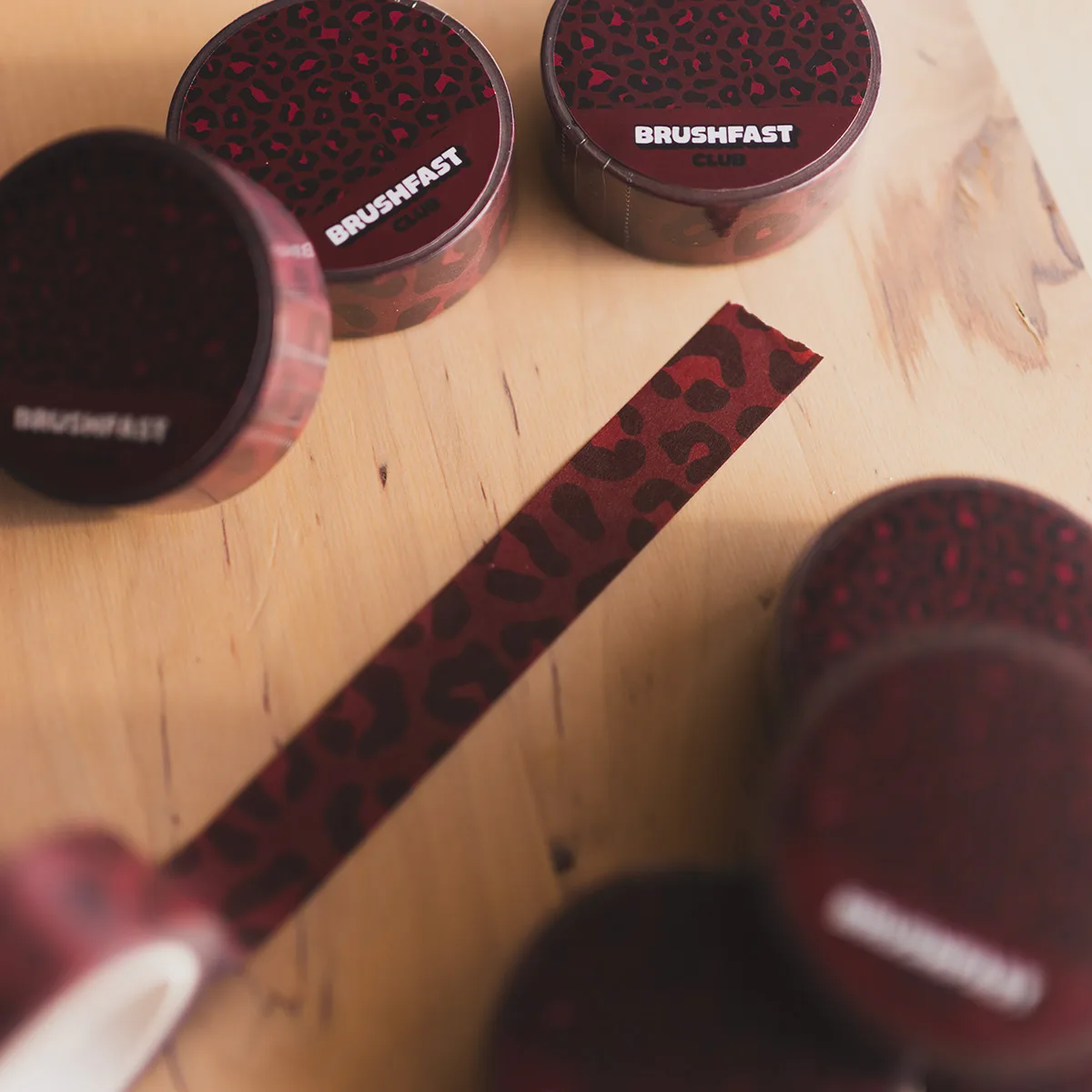 Washi Tape - Leopard Fuchsia – Image 3