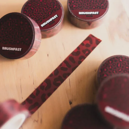 Washi Tape - Leopard Fuchsia